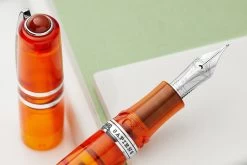 Visconti Homo Sapiens Demo Stones Fountain Pen - Mandarin Garnet 24 Visconti Homo Sapiens Demo Stones Fountain Pen - Mandarin Garnet -Office Tools Visconti HomoSapiens DemoStones MandarinGarnet 5