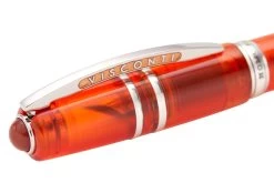 Visconti Homo Sapiens Demo Stones Fountain Pen - Mandarin Garnet 19 Visconti Homo Sapiens Demo Stones Fountain Pen - Mandarin Garnet -Office Tools Visconti HomoSapiens DemoStones Orange OW 5