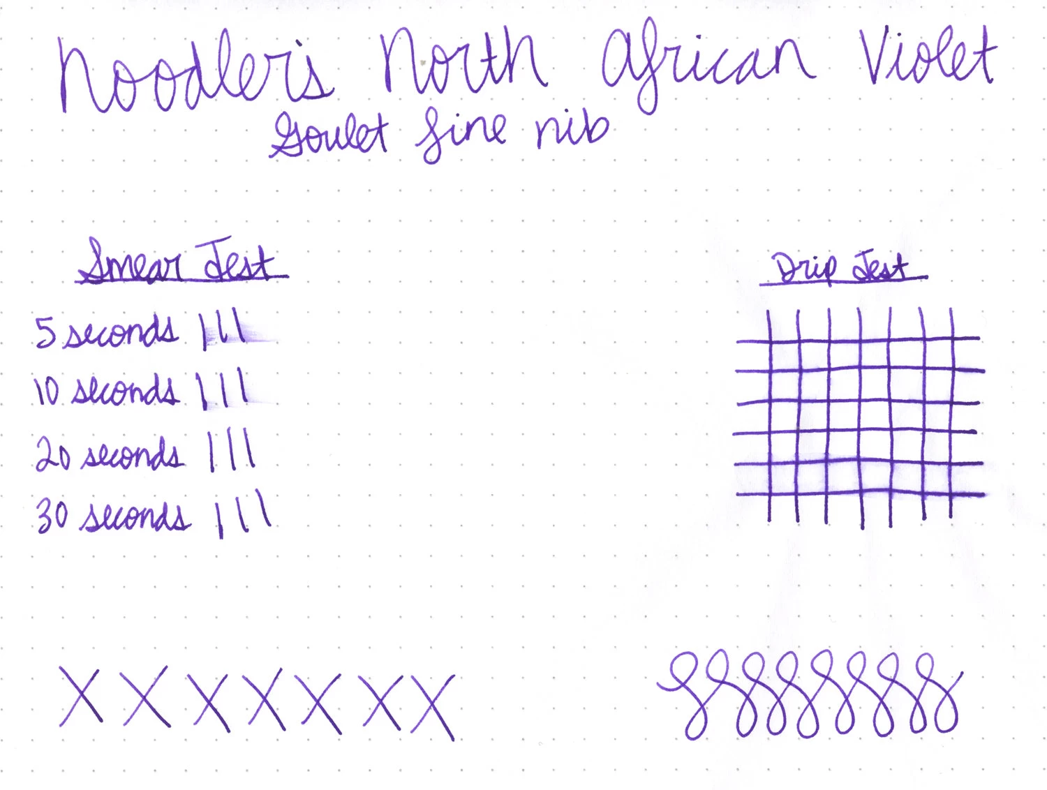 Noodler's North African Violet - 3oz Bottled Ink 4 Noodler's North African Violet - 3oz Bottled Ink - Image 2