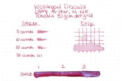 Wearingeul Dracula - Ink Sample 18 Wearingeul Dracula - Ink Sample -Office Tools Wearingeul Dracula InkReview Rhodia 80g 1 33172680 42e0 4df1 982d 092f25f254bb