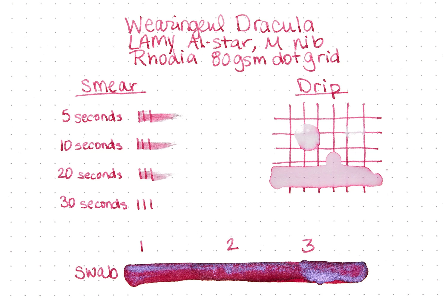 Wearingeul Dracula - Ink Sample 9 Wearingeul Dracula - Ink Sample - Image 7