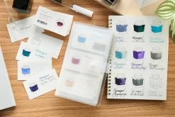 Wearingeul Transparent Color Chart Card Binder -Office Tools Wearingeul Transparent ColorChartCard Binder Ink ColorChartCardsHorizontal InkColorSwatch A5Notebook group 2