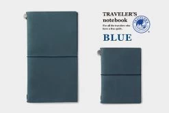 Traveler's Notebook - Blue (Regular) -Office Tools blue2018 01