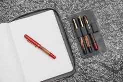 Galen Leather Zippered A5 Notebook Folio - Crazy Horse Smoky -Office Tools leather zippered a5 leuchtturm1917 notebook folio crazy horse smoky 6 1024x1024 f4e9b0d3 d224 4b64 a813 a4d92053eba0