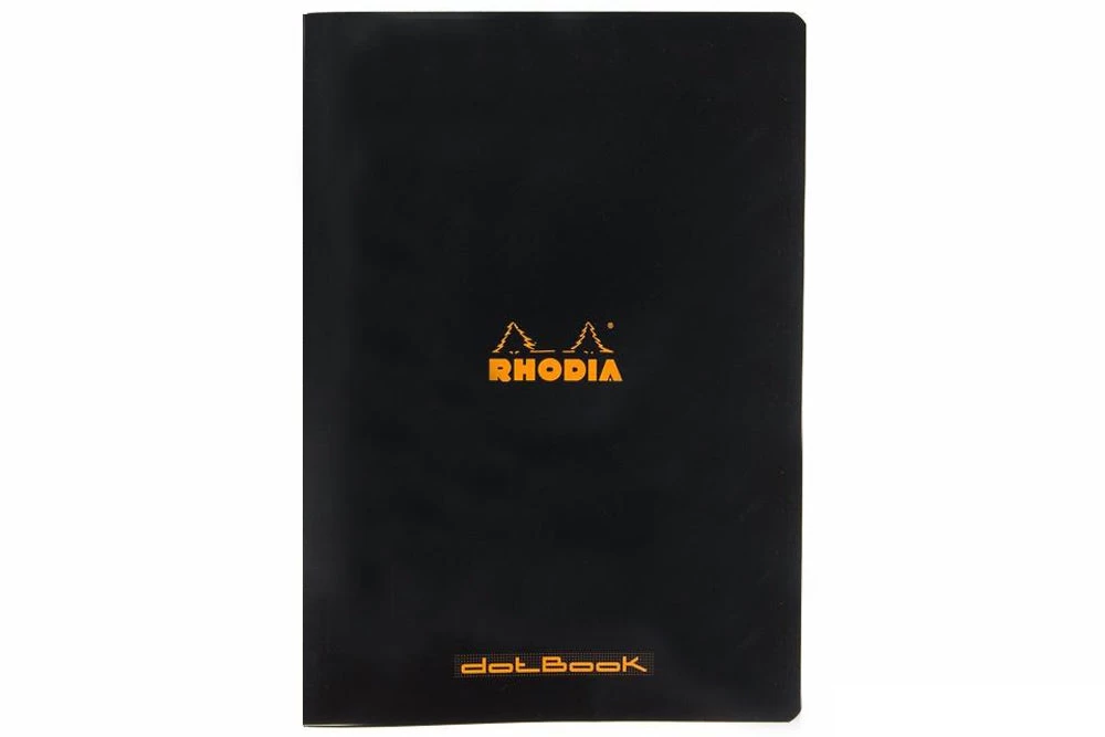 Rhodia Classic Side Staplebound A4 Notebook - Black, Dot Grid 3 Rhodia Classic Side Staplebound A4 Notebook - Black, Dot Grid