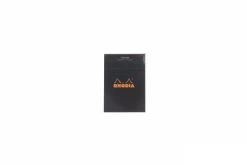 Rhodia No. 11 A7 Notepad - Black, Graph 12 Rhodia No. 11 A7 Notepad - Black, Graph -Office Tools nw rhodia no. 11 notepad black graph R112009