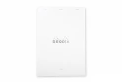 Rhodia No. 18 A4 Notepad - Ice White, Lined 18 Rhodia No. 18 A4 Notepad - Ice White, Lined -Office Tools nw rhodia no. 18 notepad ice white lined R18601W