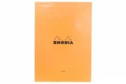 Rhodia No. 18 A4 Notepad - Orange, Lined -Office Tools nw rhodia no. 18 notepad orange lined R18600